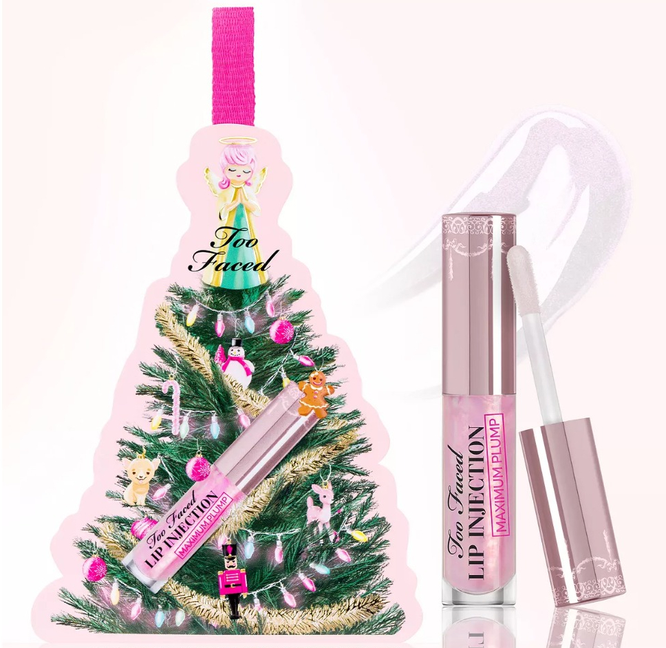 TOO FACED Lip Injection Maximum Plump Limited Edition Travel Size Lip Plumper Ornament