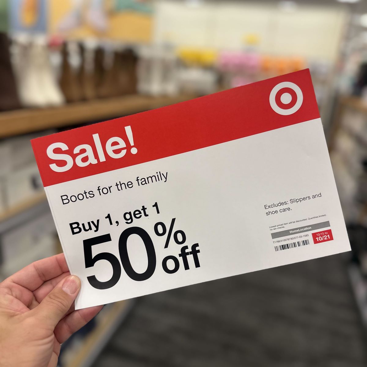 Target BOGO Boots