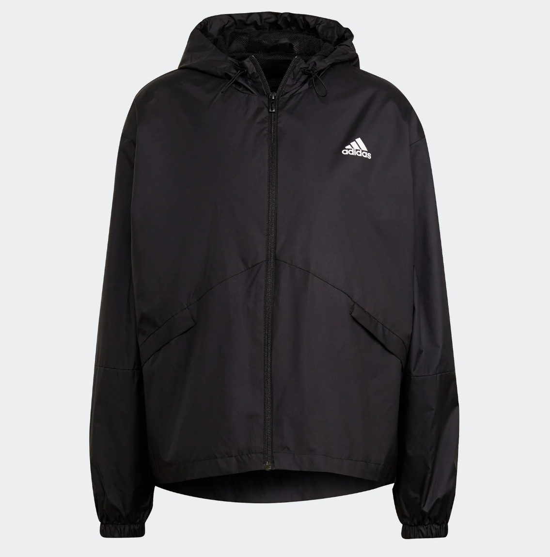 Womens Essentials Oversize Logo Windbreaker