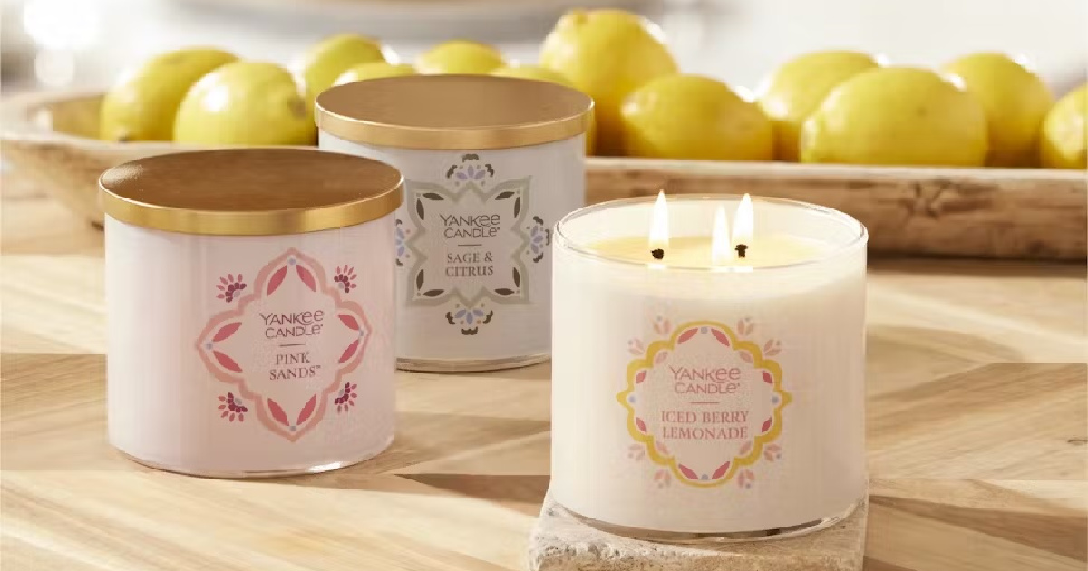 Yankee Candle 3 wick candles Yankee Candle 3 wick candles