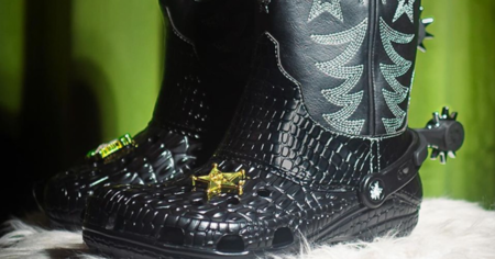 crocs cowboy boot
