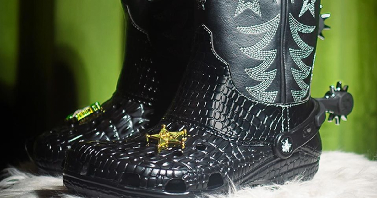 crocs cowboy boot