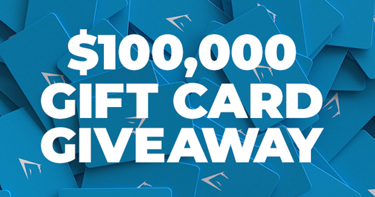gift card giveaway gymshark