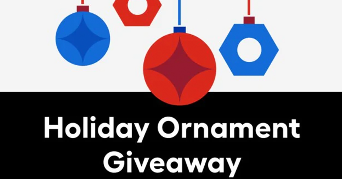 holiday ornament giveaway