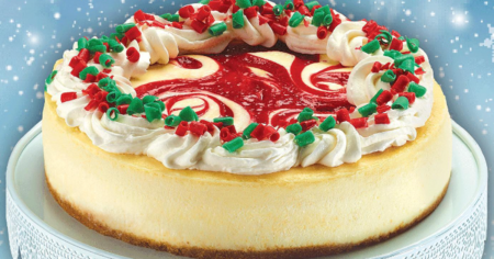juniors holiday cheesecake