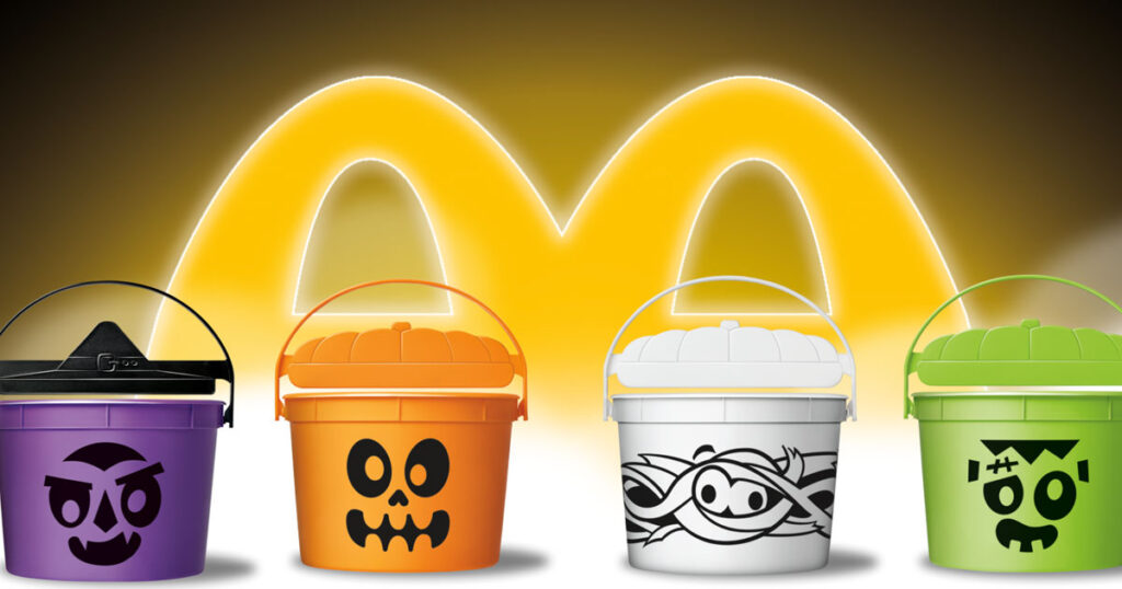 mcdonalds halloween boo buckets happy meal