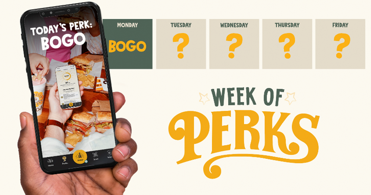 potbelly week of perks