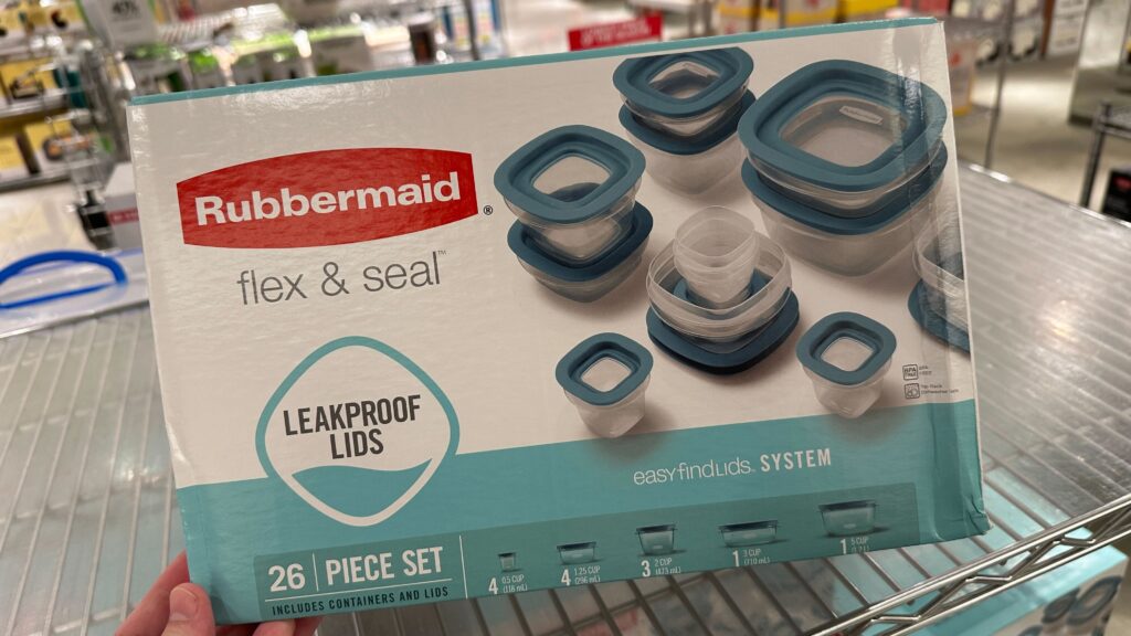 rubbermaid piece set flex and seal macys x