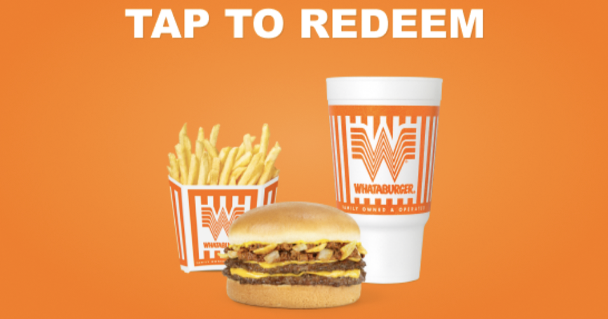 whataburger chili burger deal