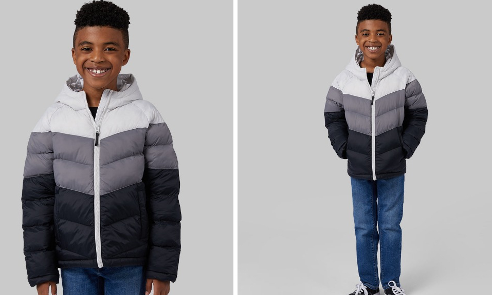 BOYS HOODED PUFFER JACKET