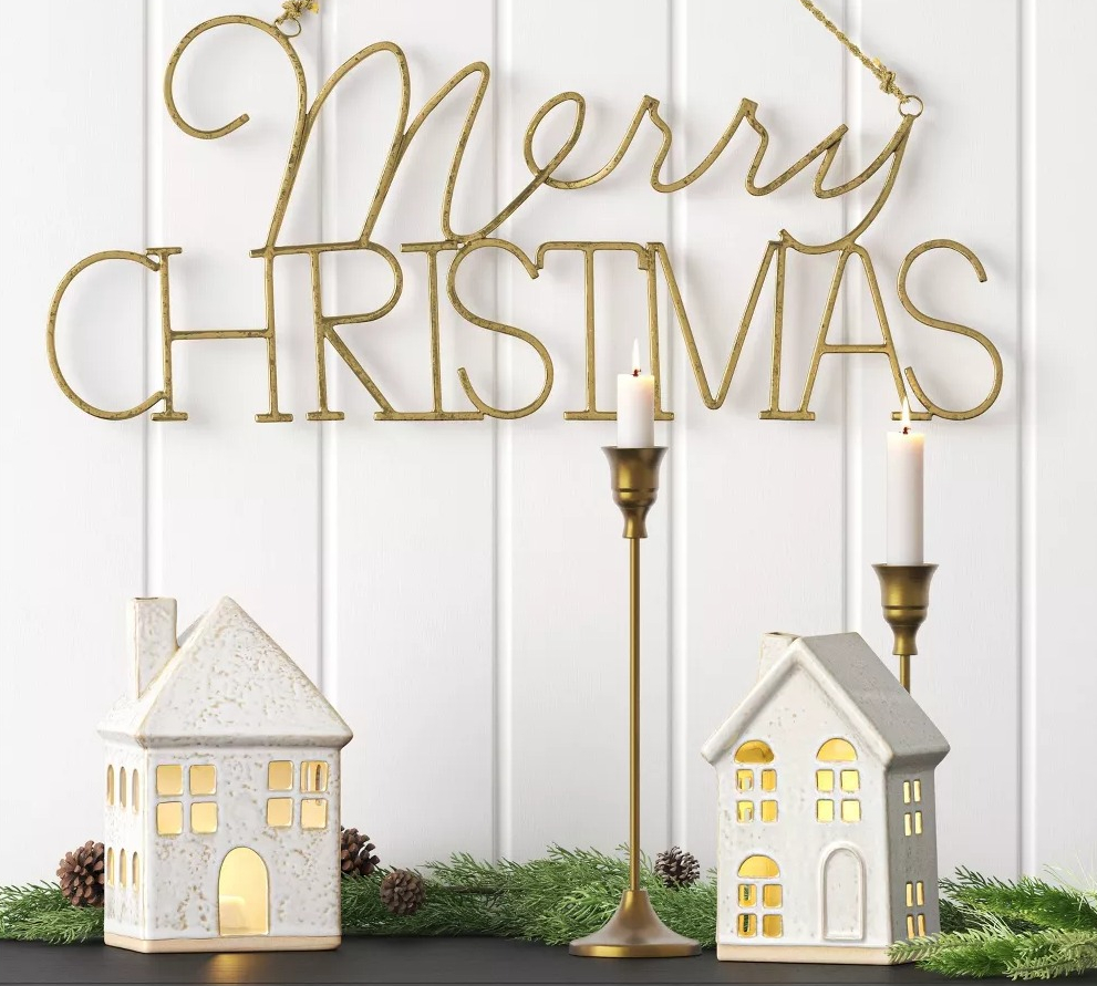 Battery Operated LED Lit Ceramic House