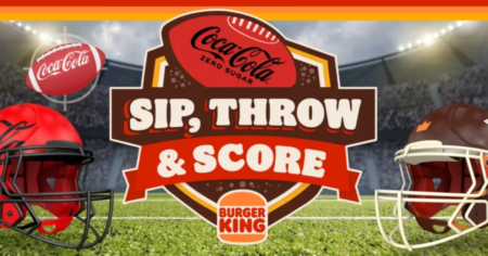 Burger King Sip Throw Score Instant Win Game