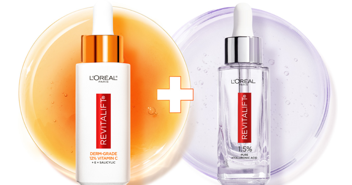 Free LOreal Paris Pure Vitamin C Hyaluronic Acid Plumping Serum Sample