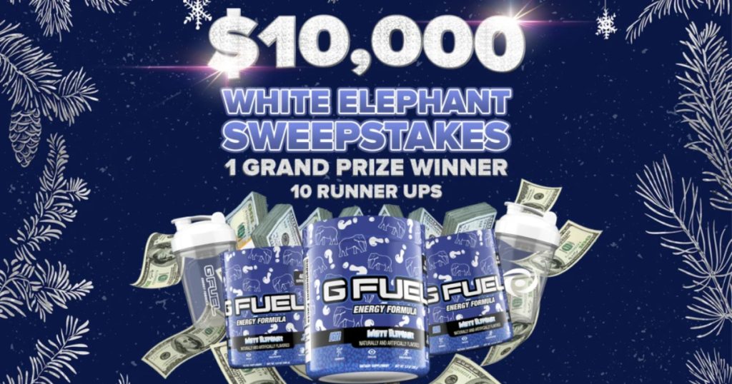 G FUEL k White Elephant Giveaway