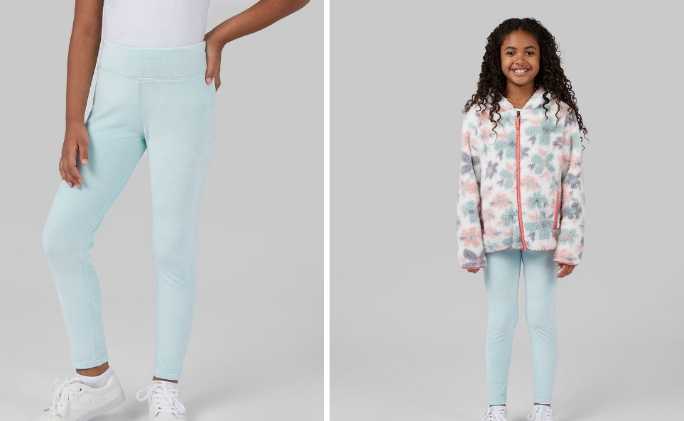 GIRLS SOFT VELOUR LEGGING