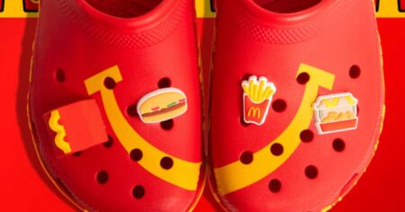 pair of Happy Meal Crocs