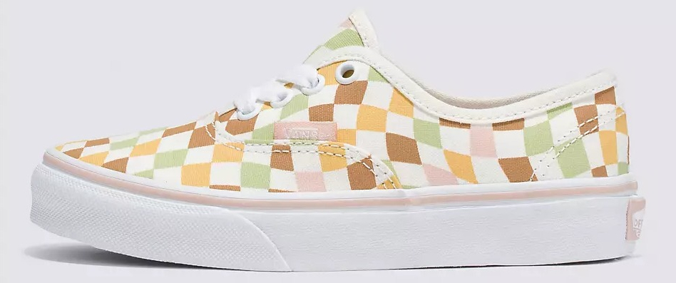 Kids Authentic Wavy Check Shoe