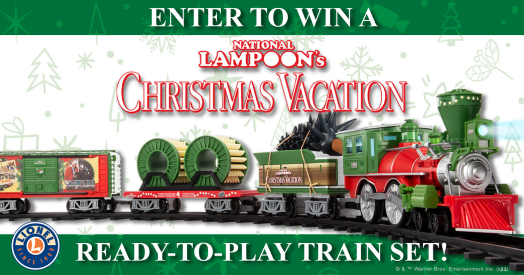 Lionel Christmas Vacation Ready To Play Train Set Giveaway