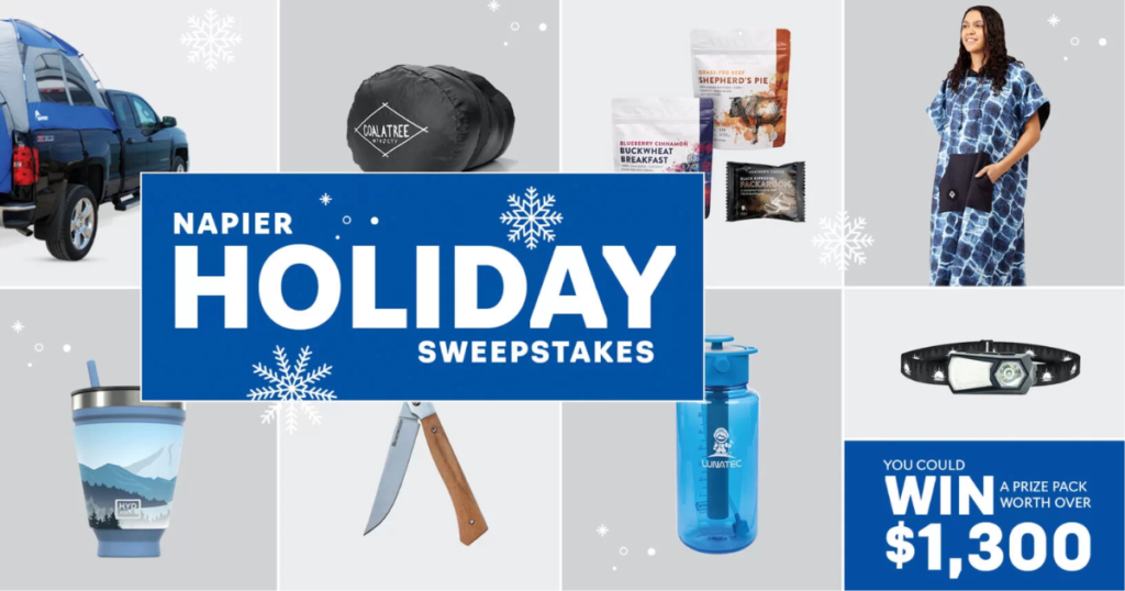 Napier Outdoors Holiday Sweepstakes
