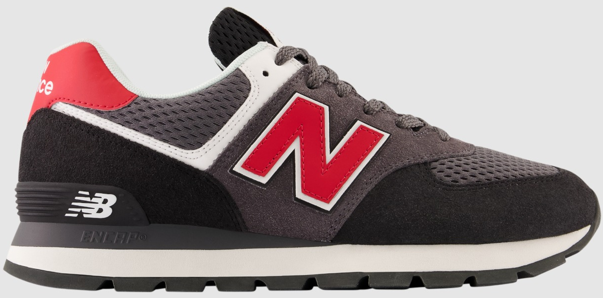 New Balance Mens Black Red