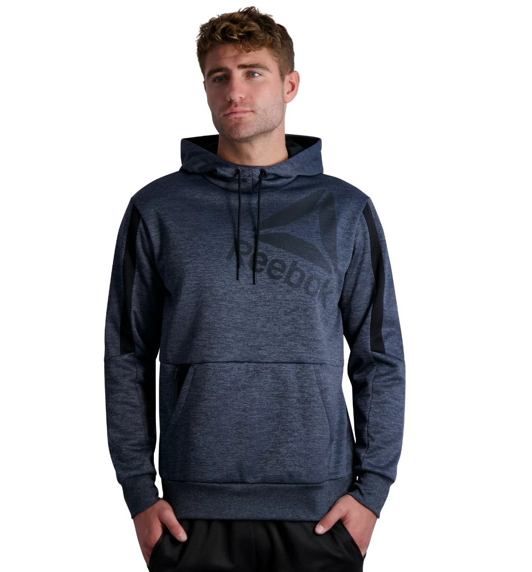 Reebok Mens Burst Pullover Hoodie