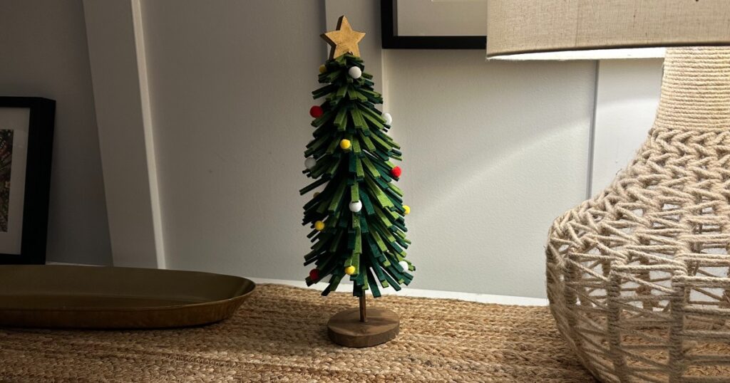 St Nicholas Square Large Felt Fringe Tree Decor