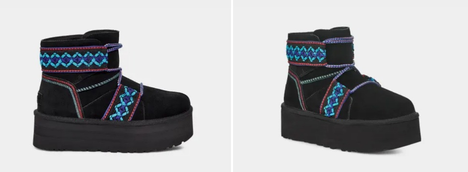 Womens Classic Mini II Braid Platform