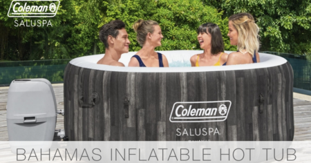 inflatable hot tub