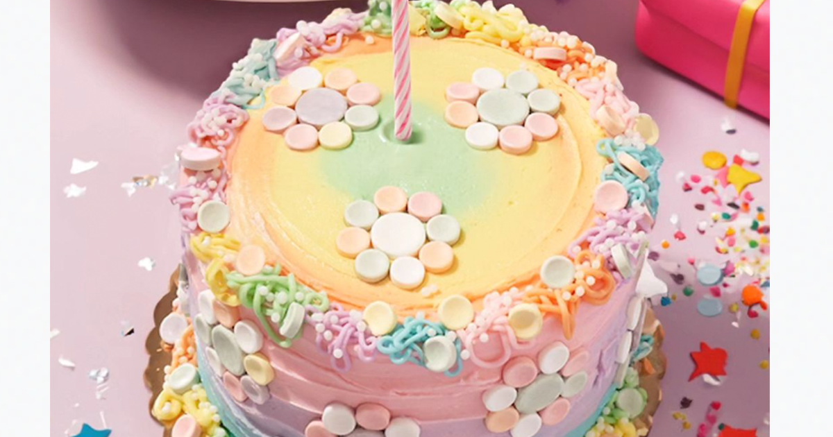 smarties cake