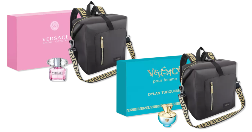 versace fragrance backpacks deal ulta crystal and turqouise
