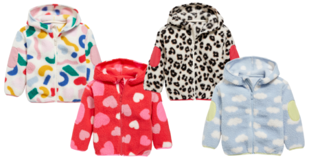 old navy toddler baby sherpa jackets