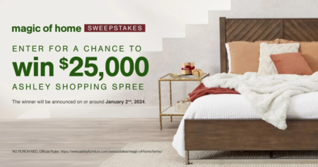 Ashley Furniture Magic of Home Sweepstakes