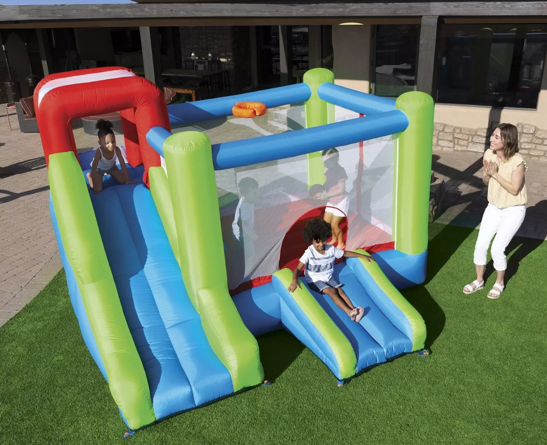 Bestway Wonder Hoops Kids Inflatable Mega Bounce Park