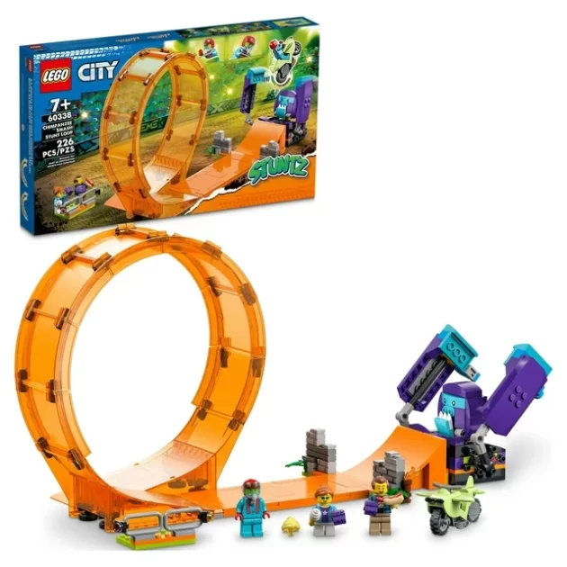 LEGO City Stuntz Smashing Chimpanzee Stunt Loop with Flywheel Toy e c ae f d fbf b e d f bb dee cafa ff