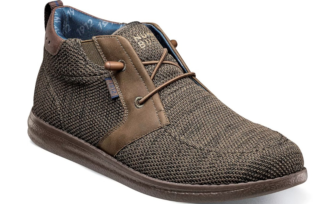 NUNN BUSH Mens Brewski Moc Toe Chukka Boots