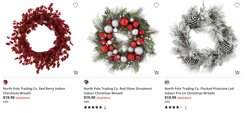 North Pole Wreaths