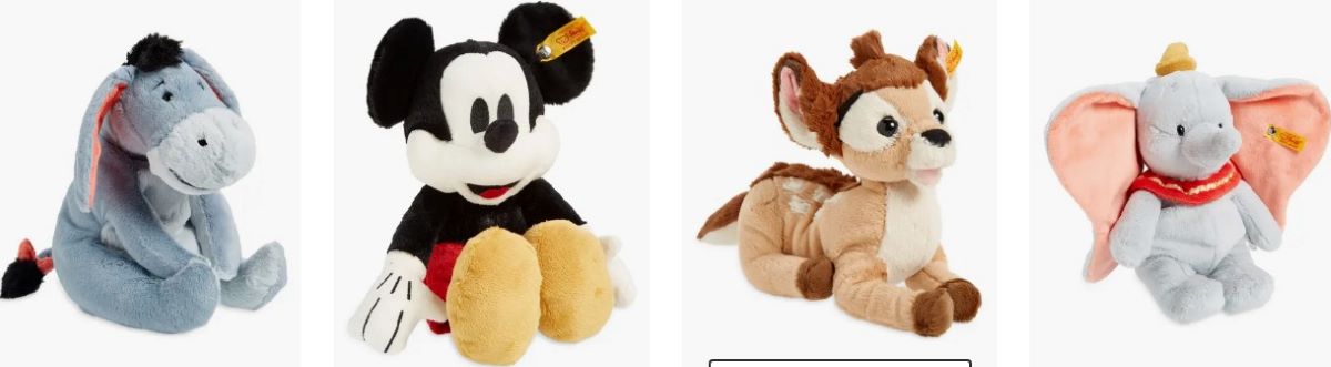 Steiff x Disney Plush