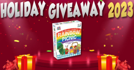 The Very Hungry Caterpillar Rainbow Picnic Game Holiday Giveaway