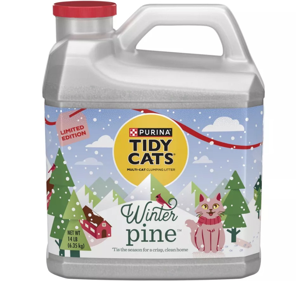 Tidy Cats Holiday Pattern Cat Litter lbs