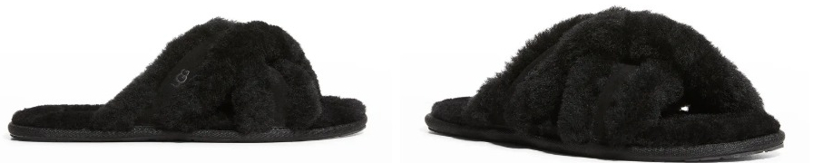 UGG Scuffita Crisscross Shearling Slippers