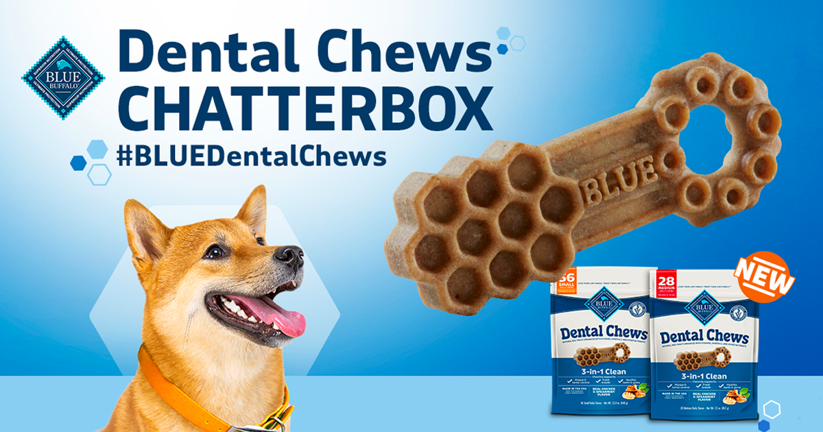 blue dental chews
