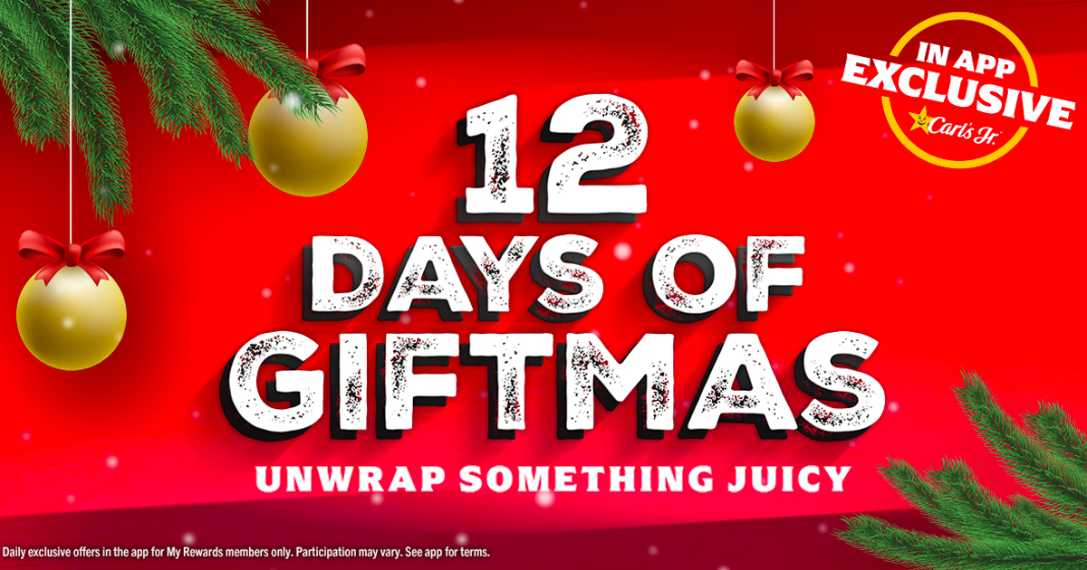 carls jr giftmas