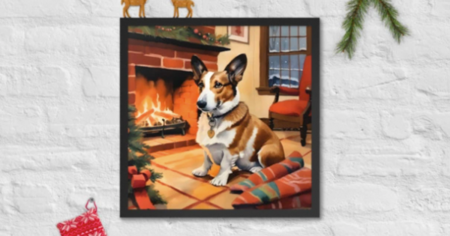 digital pet portrait