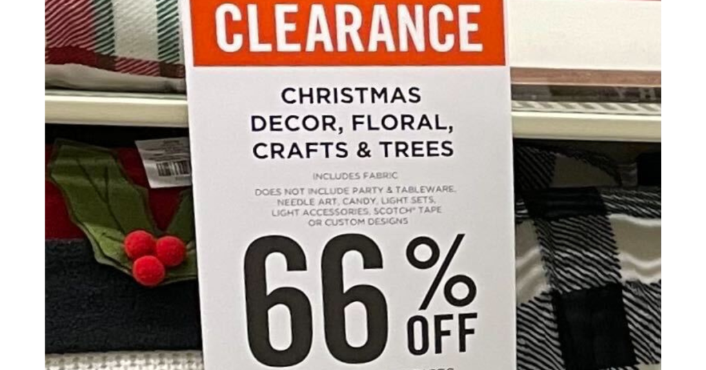 hobby lobby christmas sale