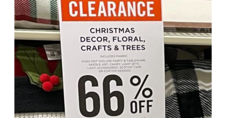 hobby lobby christmas sale