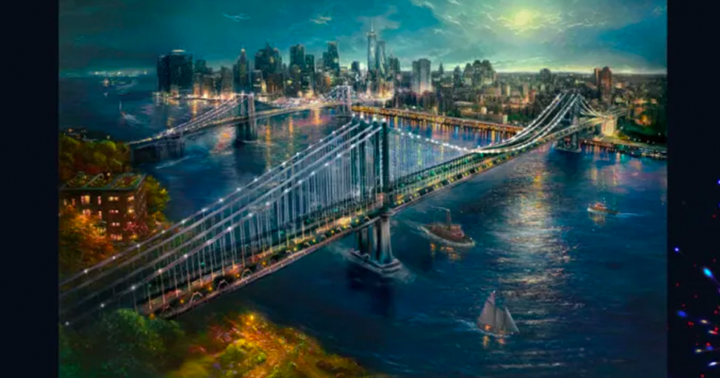 moonlight over manhattan