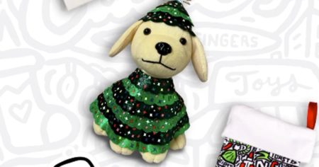 raising canes holiday dog