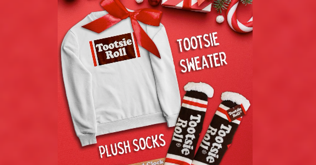 tootsie roll holiday merch