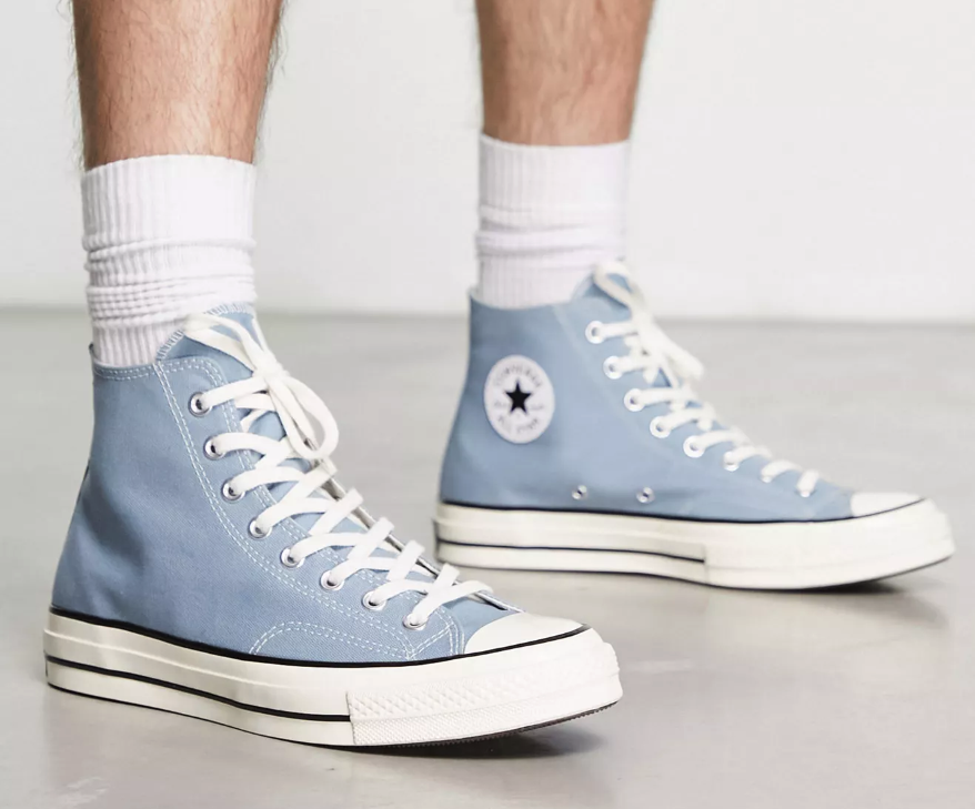 Converse Chuck 70 Fall Tone Hi sneakers in light blue