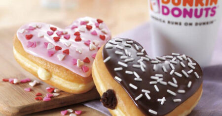 Dunkin Valentines Donuts